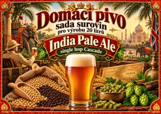 Sada surovin India Pale Ale - single hop Cascade
